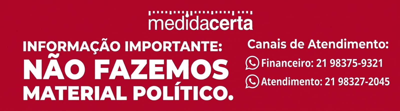 Primeiro aviso importante